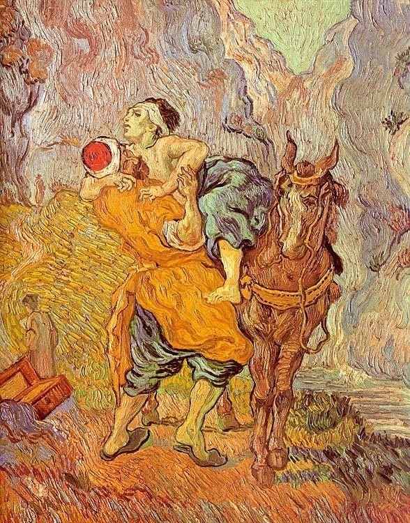 Vincent van Gogh The good Samaritan Delacroix